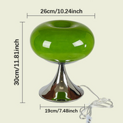 Verdant Apple Light- schitterende vintage tafellamp